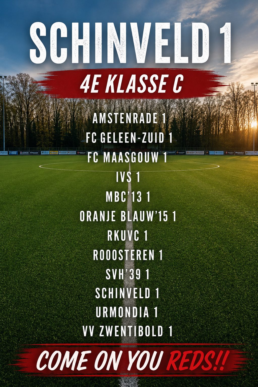 Competitie-indeling Schinveld 1